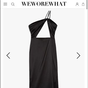 Weworewhat tie halter silky dress - never worn
